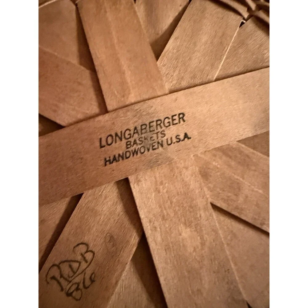 Longaberger round basket